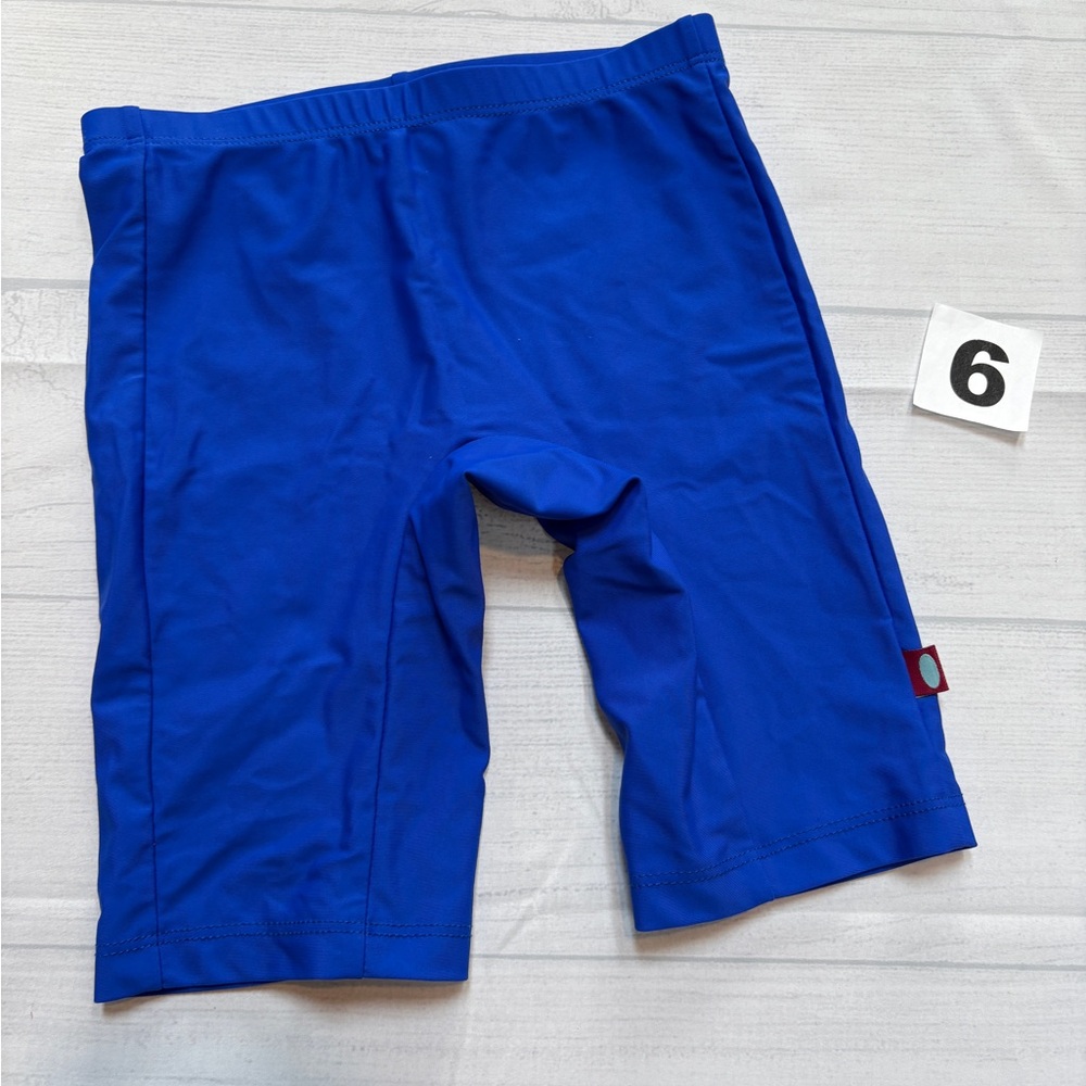 City Threads Royal Blue Swim Jammer Shorts size 6